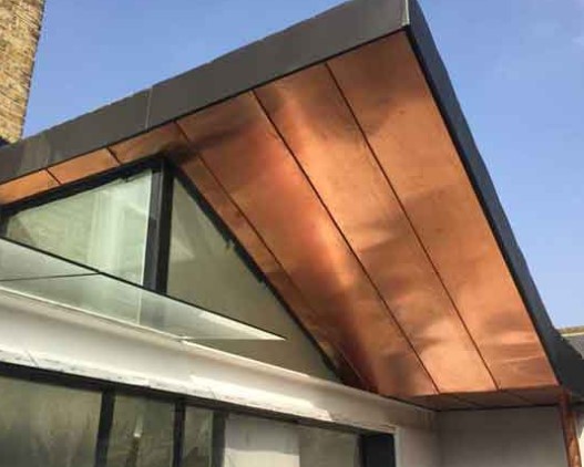 Copper Soffit